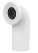 Nicoll WC-Bogen universal 90° T 110 mm L 230 mm PP weiß